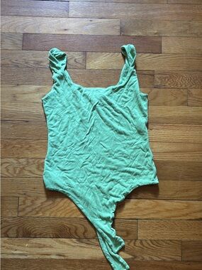 Naked Wardrobe Seafoam Bodysuit Size M